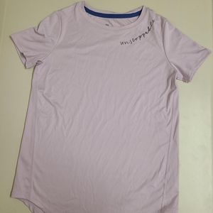 all in motion lavender unstoppable workout tee!